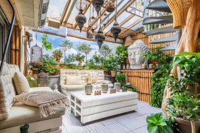 Superbe duplex Paris-rooftop vue panoramique